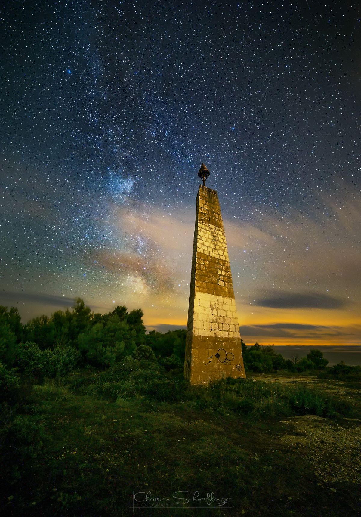 2 shots with using a skytracker for da nightsky, forground and background ISO800 f2.8 260 secounds 14mm